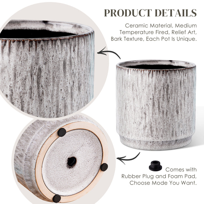 Jofamy tree bark planter pots tree pots planters for indoor plants plant pots indoor pots for indoor plants indoor plant pots flower pots for indoor plants indoor planter indoor pots for plants ceramic pots for indoor plants ceramic planter ceramic plant pots plant pots with drainage holes