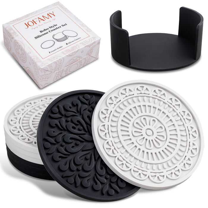 Jofamy silicone coasters outdoor coasters coasters for drinks outdoor coasters for patio table rubber coasters silicone coasters for drinks coaster set coasters with holder black silicone coasters outdoor coasters for drinks coasters for wooden table black coasters silicone drink coasters coasters for coffee table drink coasters boho coasters drink coasters for tabletop protection