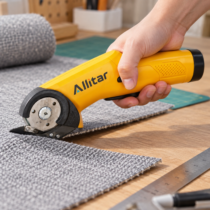 Allitar 4-in-1 Mini Power Sander & Polisher, Rechargeable Cordless Craft Sander with 2 x 2000mAh Batteries, LCD Screen, 3 Adjustable Speeds and Suction Base for Resin, Wood, Glass and Metal