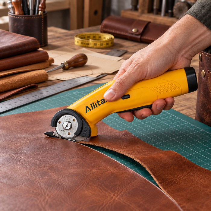 Allitar 4-in-1 Mini Power Sander & Polisher, Rechargeable Cordless Craft Sander with 2 x 2000mAh Batteries, LCD Screen, 3 Adjustable Speeds and Suction Base for Resin, Wood, Glass and Metal