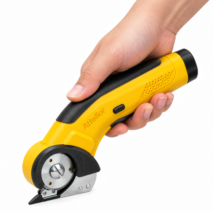 Attelior Cordless Mini Sander for Resin Crafts, 4-in-1 Rechargeable Sander & Polisher with Dual 2000mAh Batteries, 3-Speed LCD Display, Handheld Sanding Tool for Wood, Metal, Glass & Jewelry