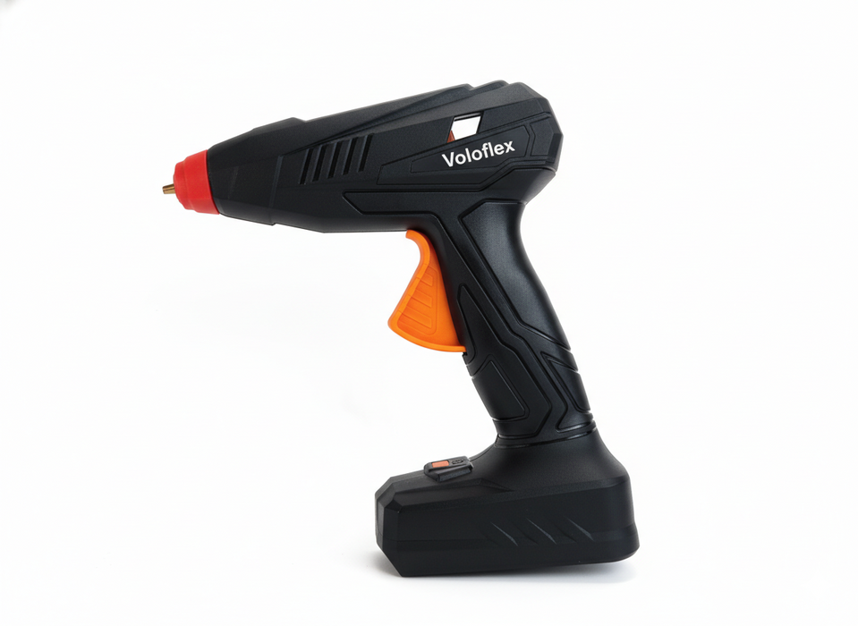 Voloflex Cordless Hot Glue Gun, Rechargeable Hot Melt Glue Gun with Fast Preheating & Anti-Drip Nozzle, High Temp Glue Gun Kit for DIY Crafts, Home Repairs, Art & Decoration