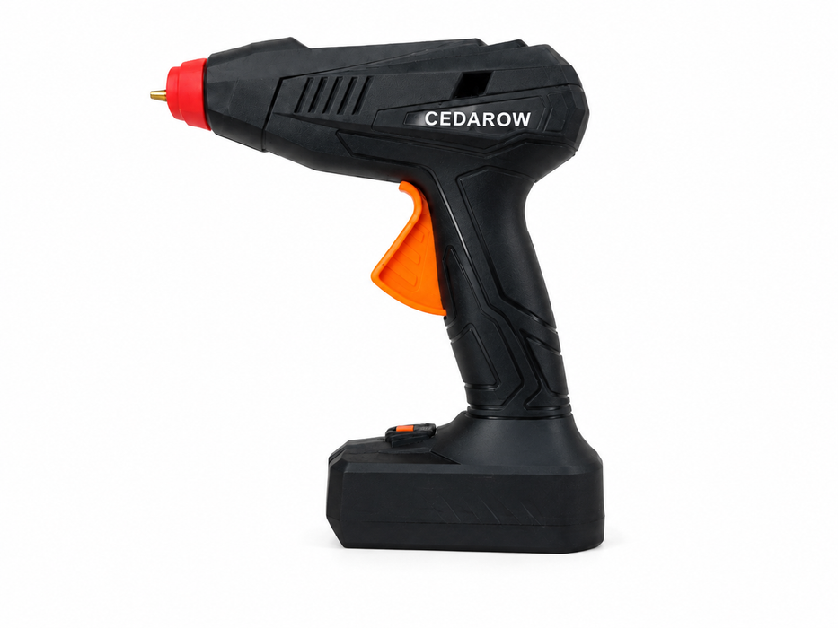 Cedarow Rechargeable Cordless Hot Glue Gun, High Temp Glue Gun with Fast Heating & Anti-Drip Nozzle, Portable Hot Melt Glue Gun for Crafts, DIY Projects, Home Repair, Decorations & Art